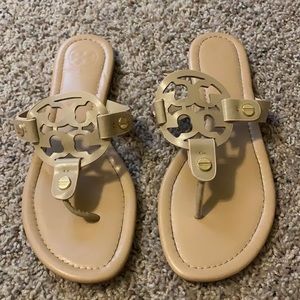 Tory Burch nude Miller sandal size 8